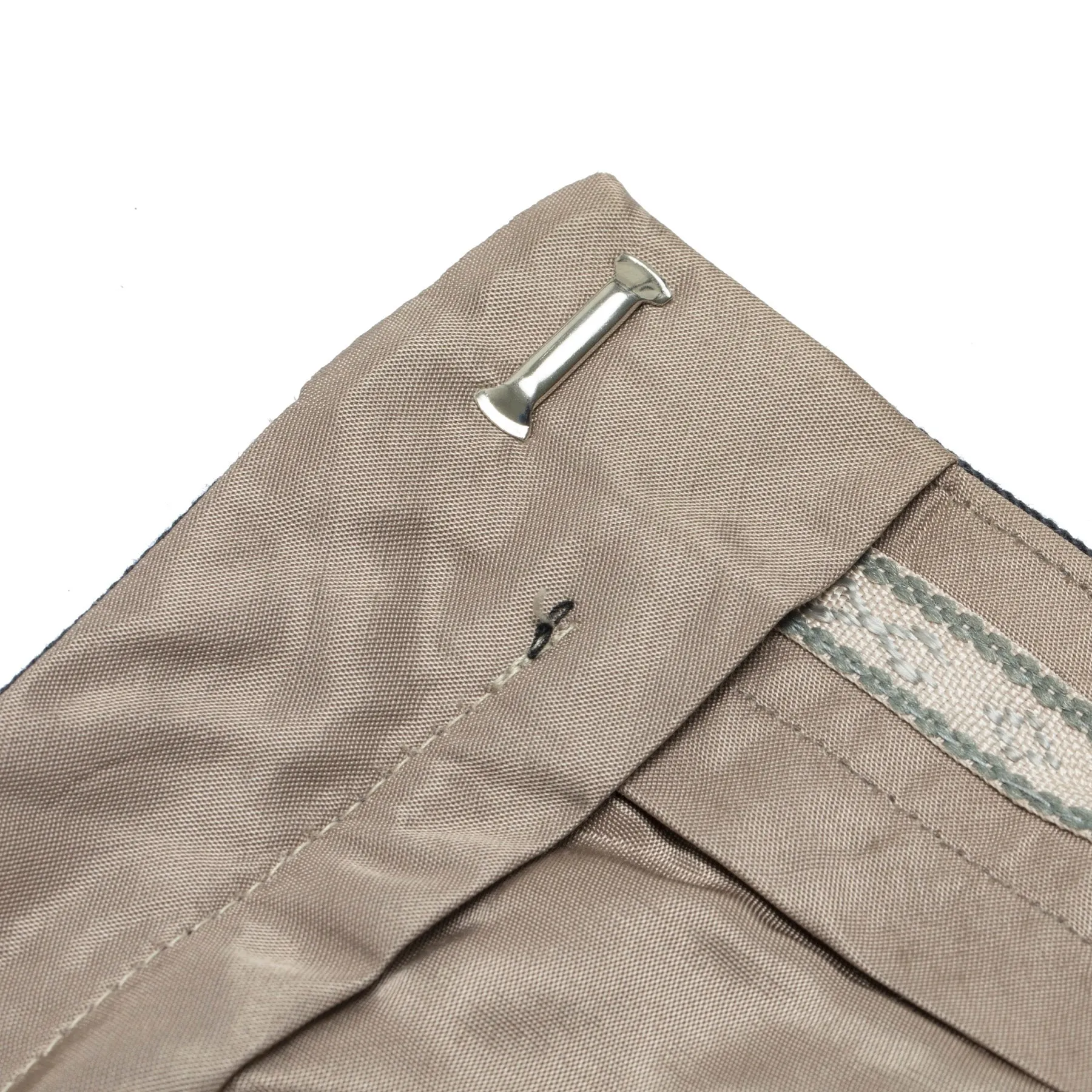 70s, Wide-Leg Cut, Press-Creased, Twill Weave, Military