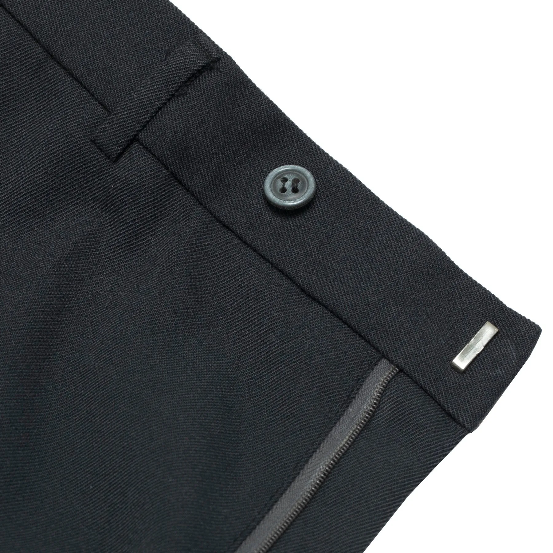 70s, Wide-Leg Cut, Press-Creased, Twill Weave, Military
