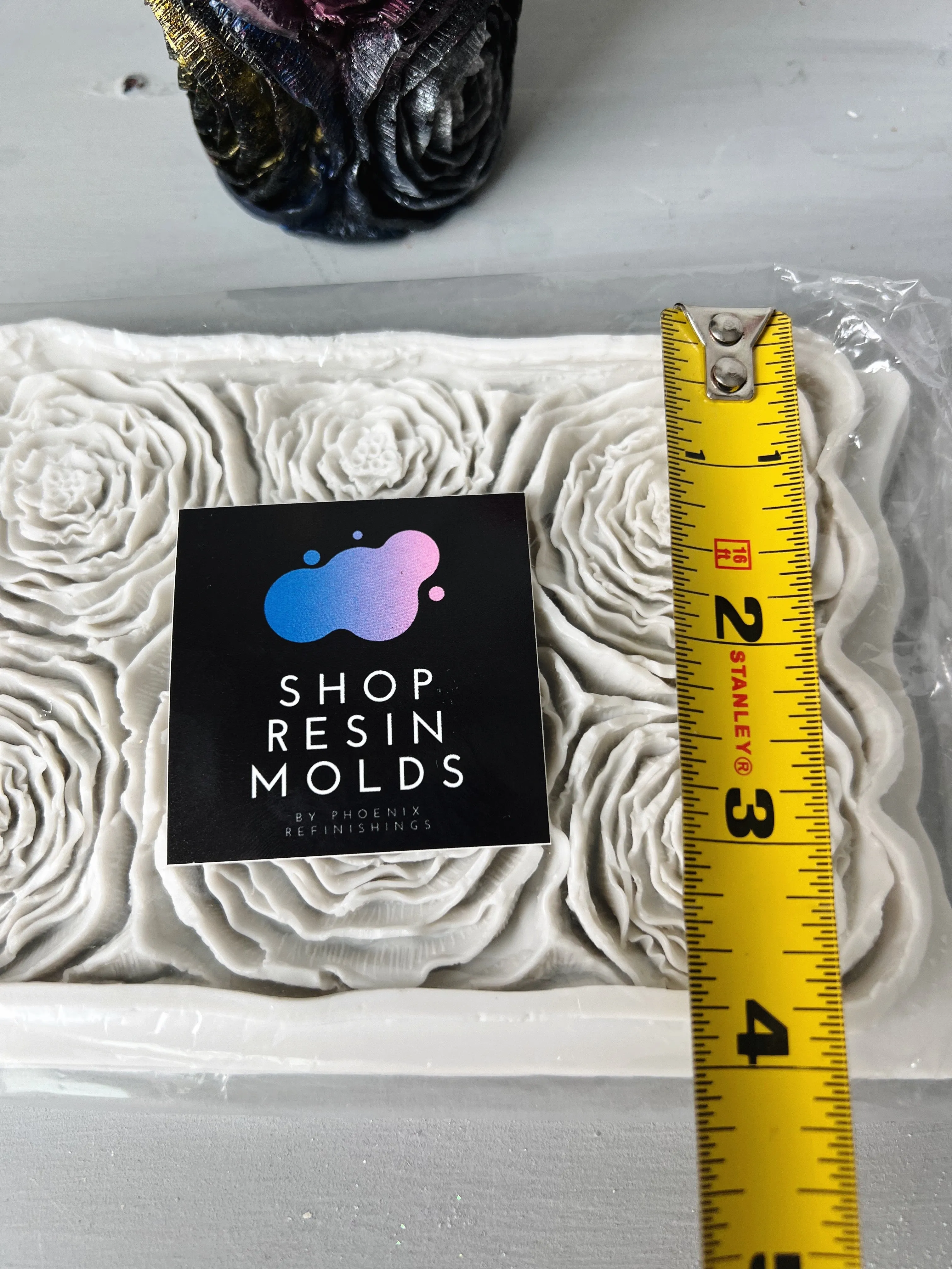 Bed of Roses Silicone Resin Mold