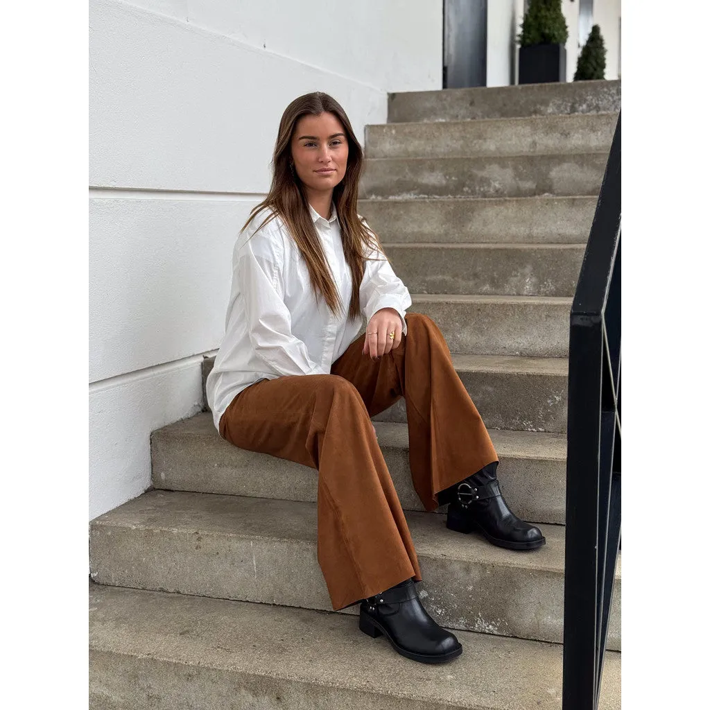 Boa ruskindsbukser / 51320 - Cognac