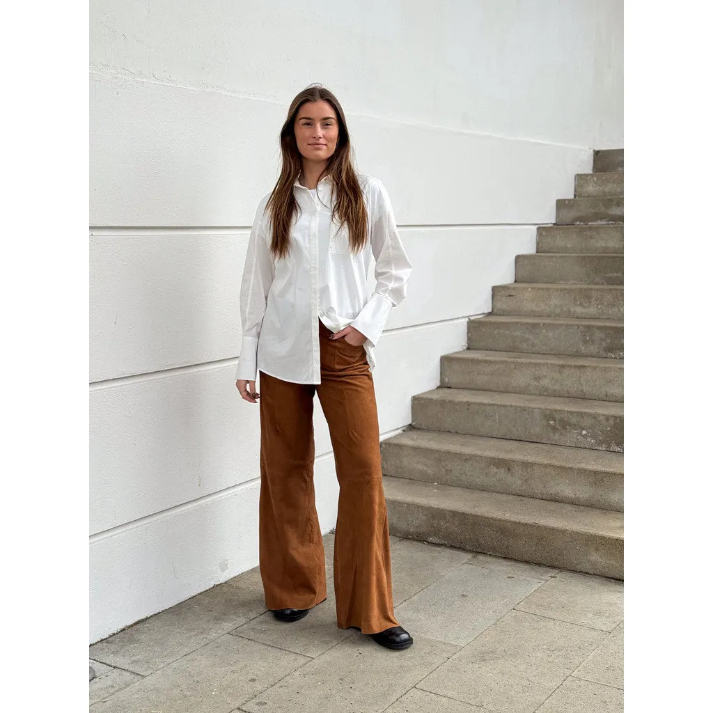 Boa ruskindsbukser / 51320 - Cognac