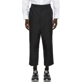 Comme des Garcons Homme Black Oxford Wide-Leg Trousers