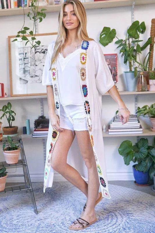 Davi & Dani | Solid Long Cardigan