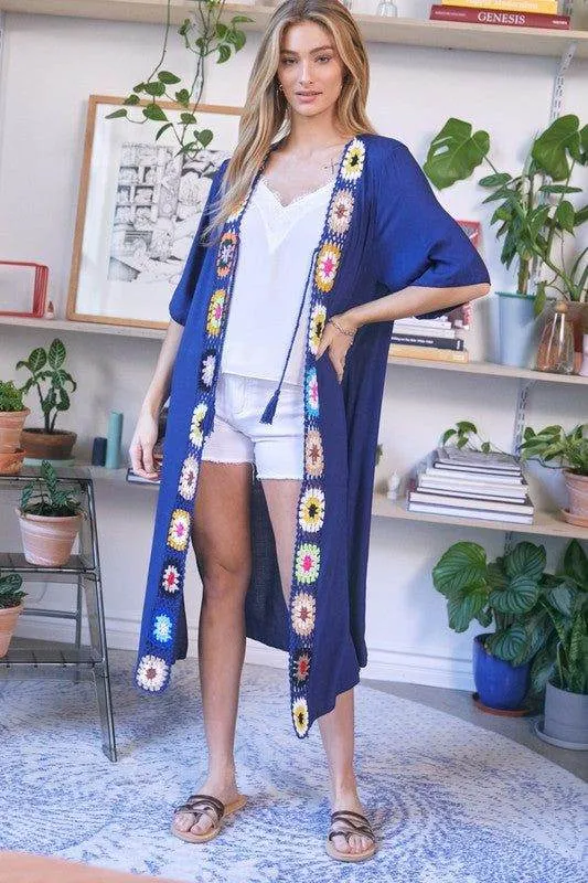 Davi & Dani | Solid Long Cardigan