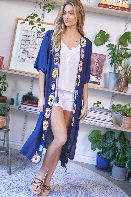 Davi & Dani | Solid Long Cardigan