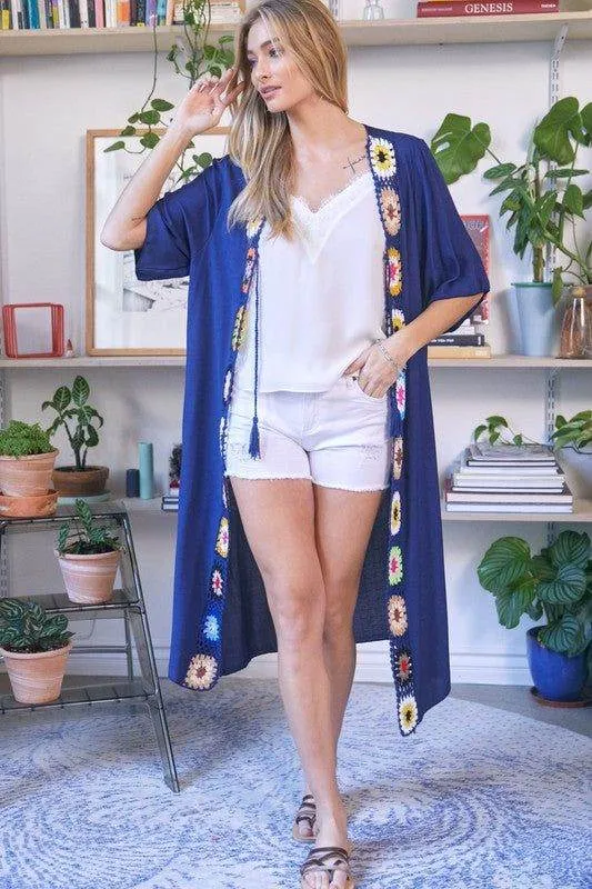 Davi & Dani | Solid Long Cardigan