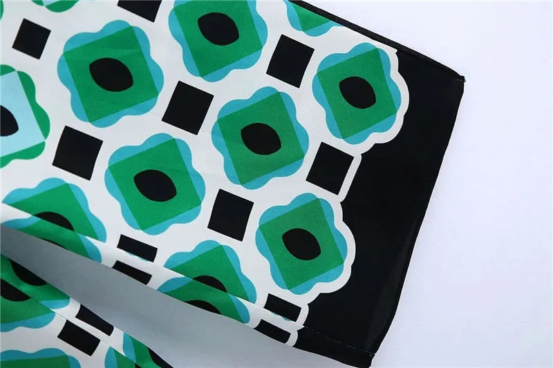 GEOMETRIC PRINT TROUSERS