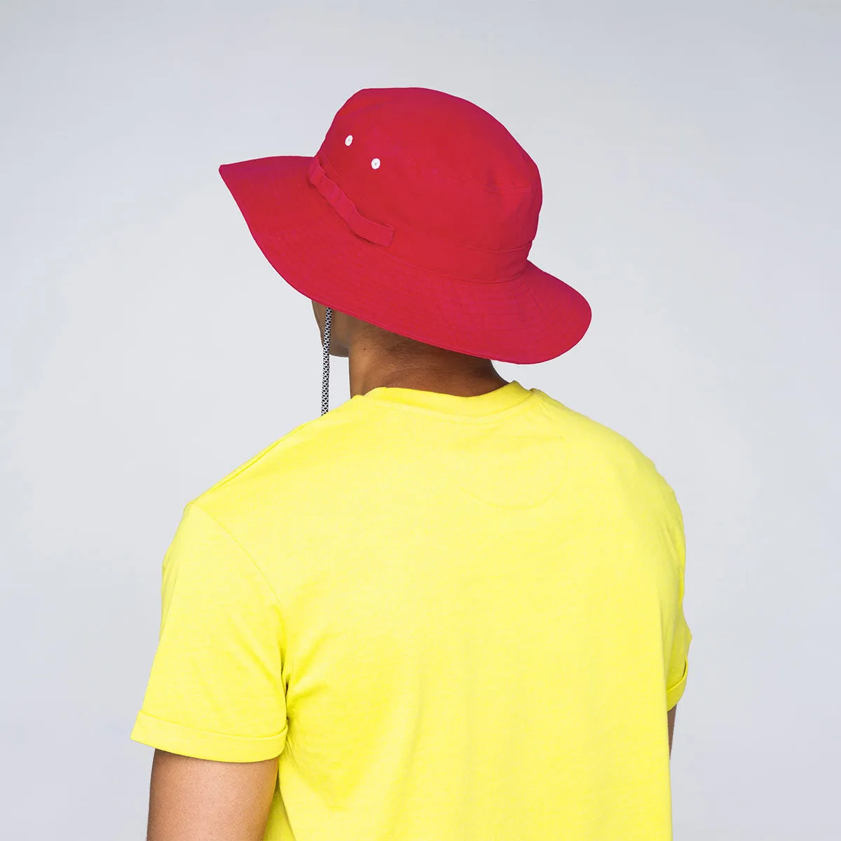 Kangol Utility Cords Jungle Hat Camping Sun Protection Fishing Cap - Red