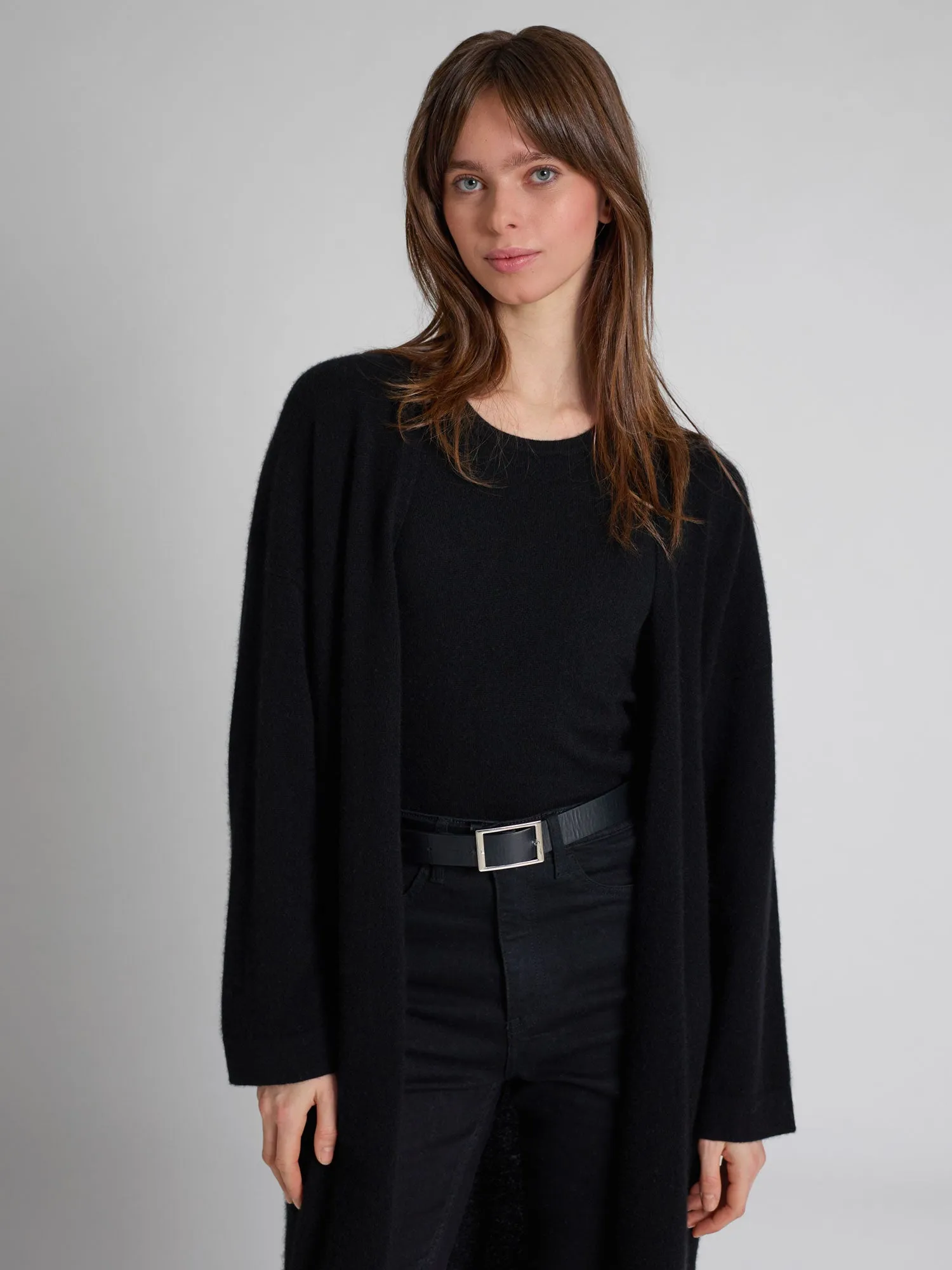 Kashmircardigan "Magni" - Sort