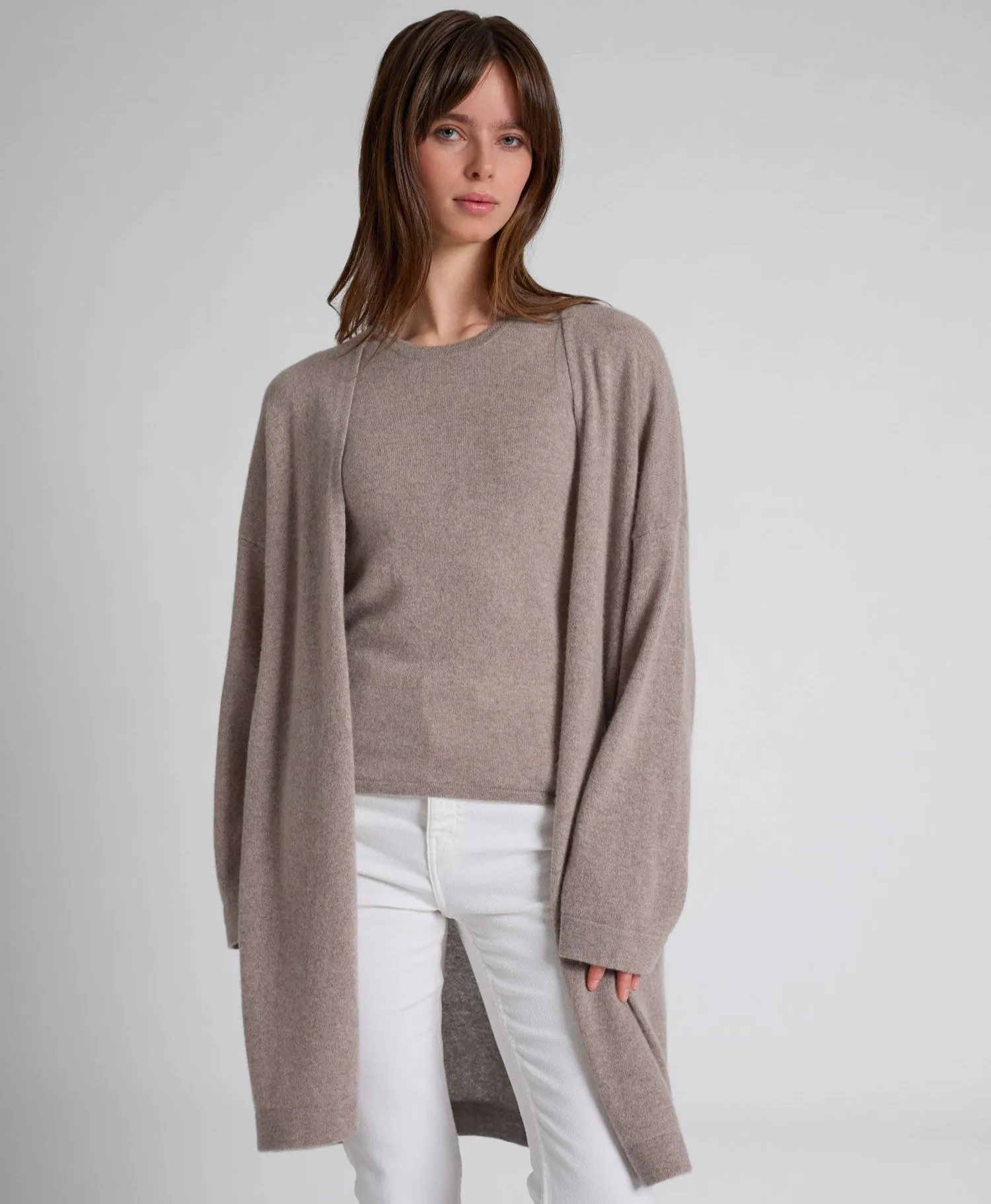 Kashmircardigan "Magni" - Toast
