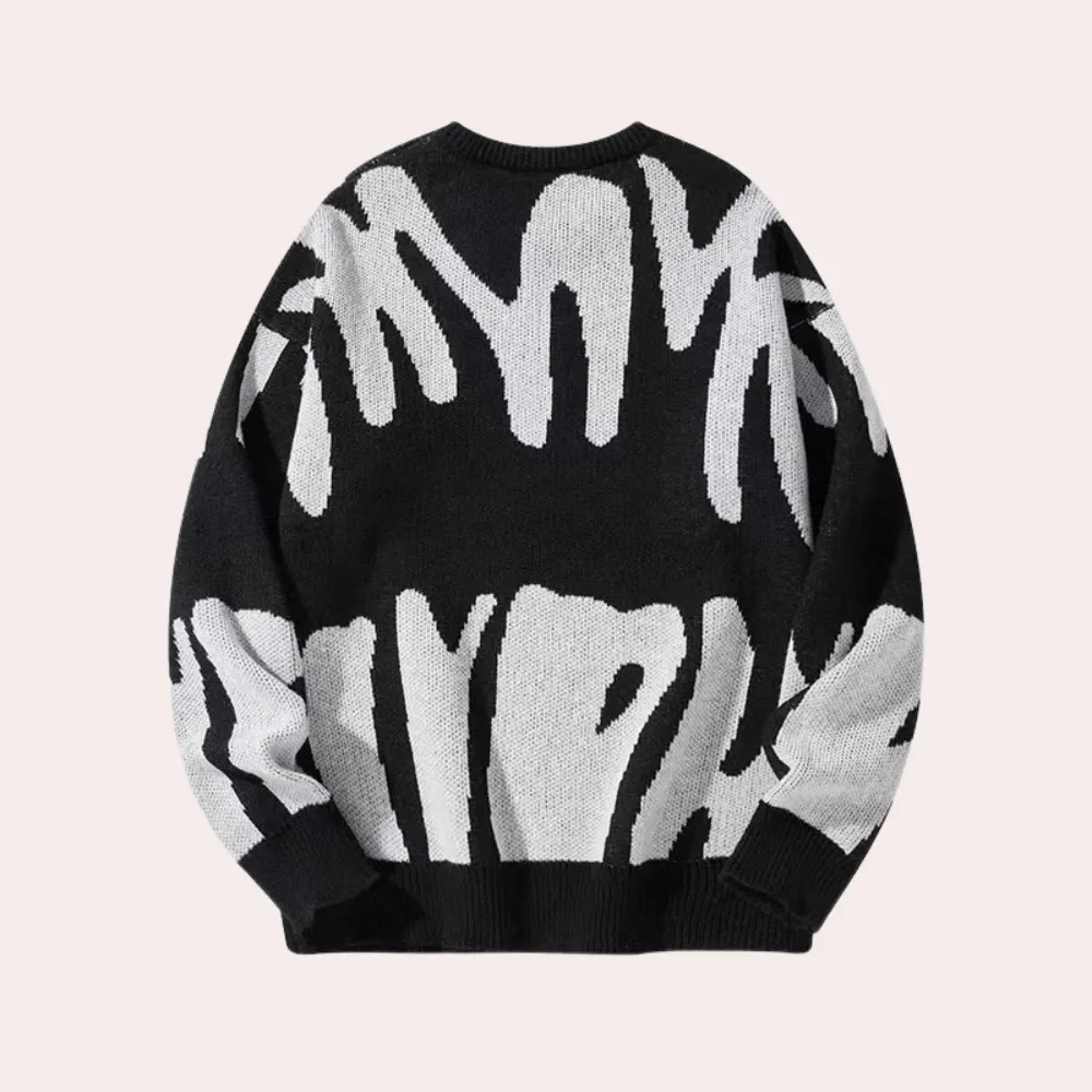 Men's Stylish Knit Sweater: Modern Knit, Comfortable Fit