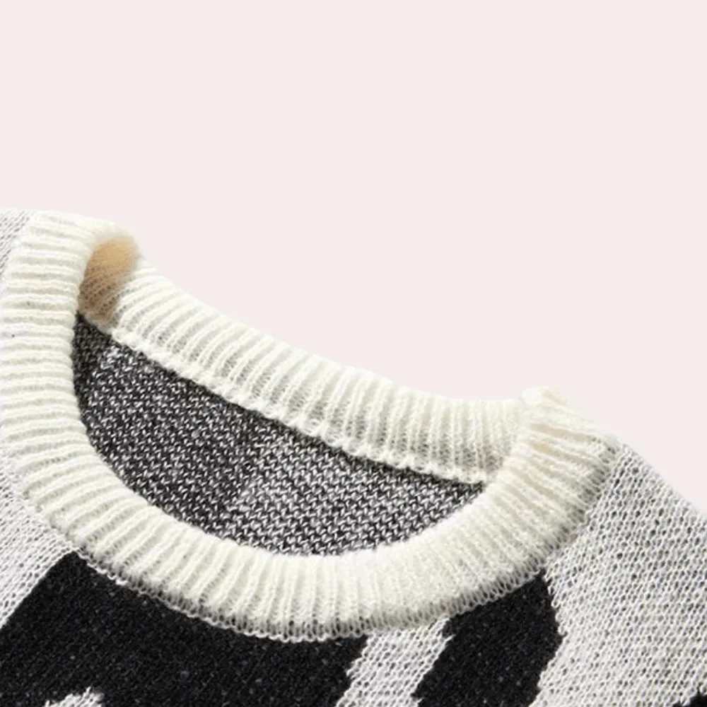 Men's Stylish Knit Sweater: Modern Knit, Comfortable Fit