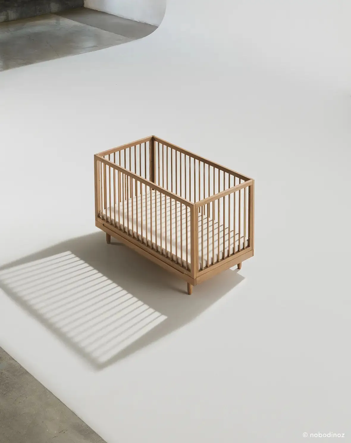 Nobodinoz Pure Oak Wood Evolving Cot   Evolving Junior Kit