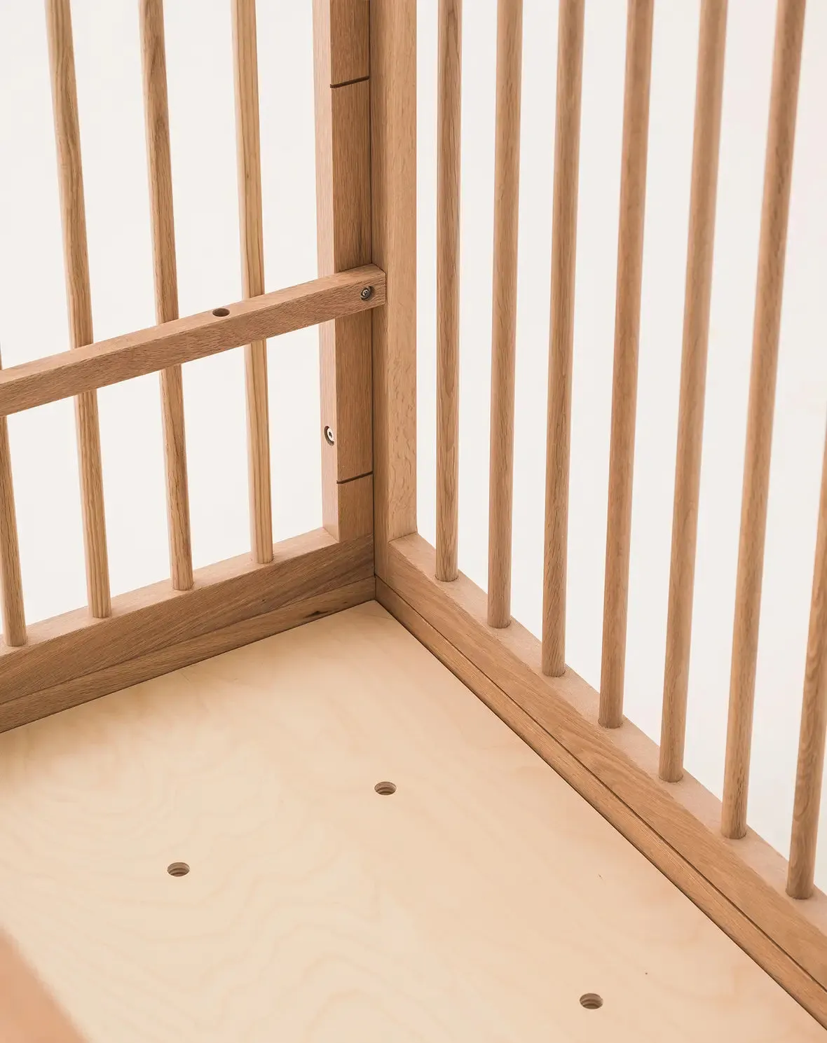 Nobodinoz Pure Oak Wood Evolving Cot   Evolving Junior Kit