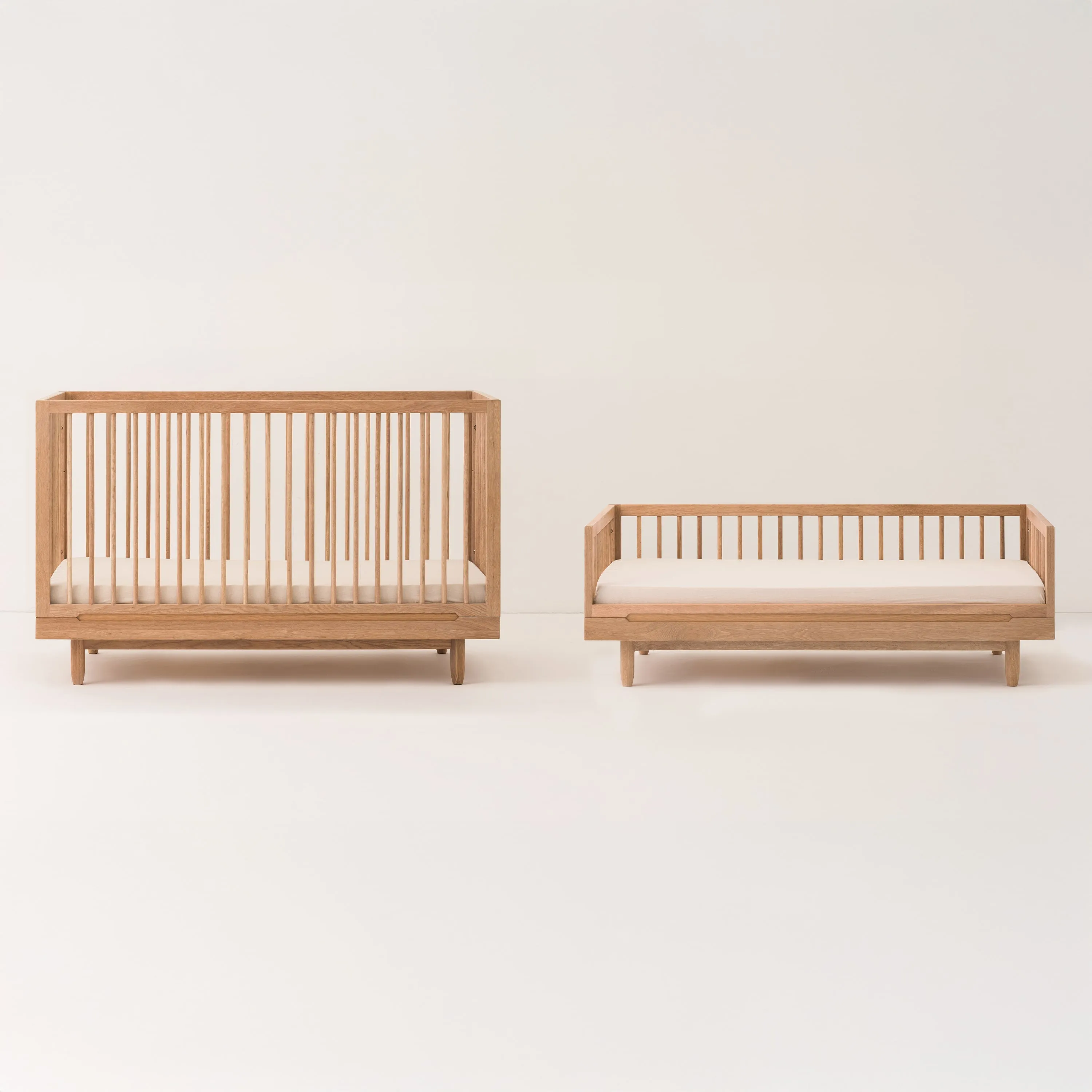 Nobodinoz Pure Oak Wood Evolving Cot   Evolving Junior Kit