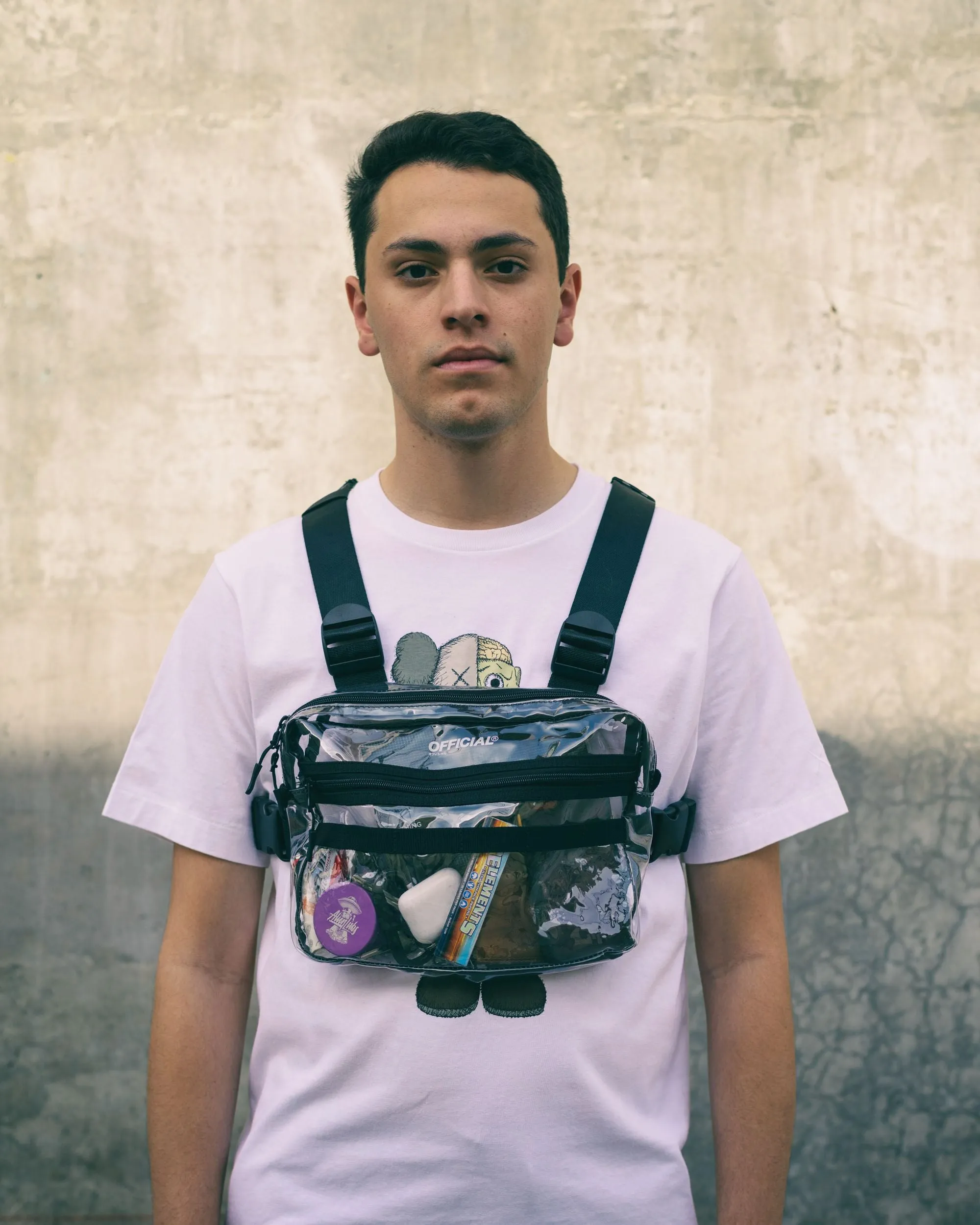 Official Translucent Black Chest Utility Bag