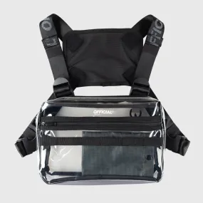 Official Translucent Black Chest Utility Bag