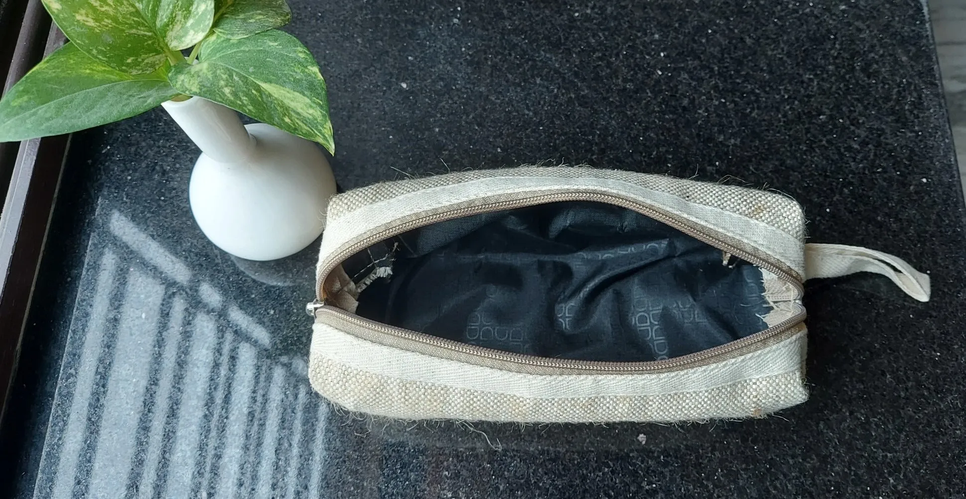 Oxford Jute Pouch