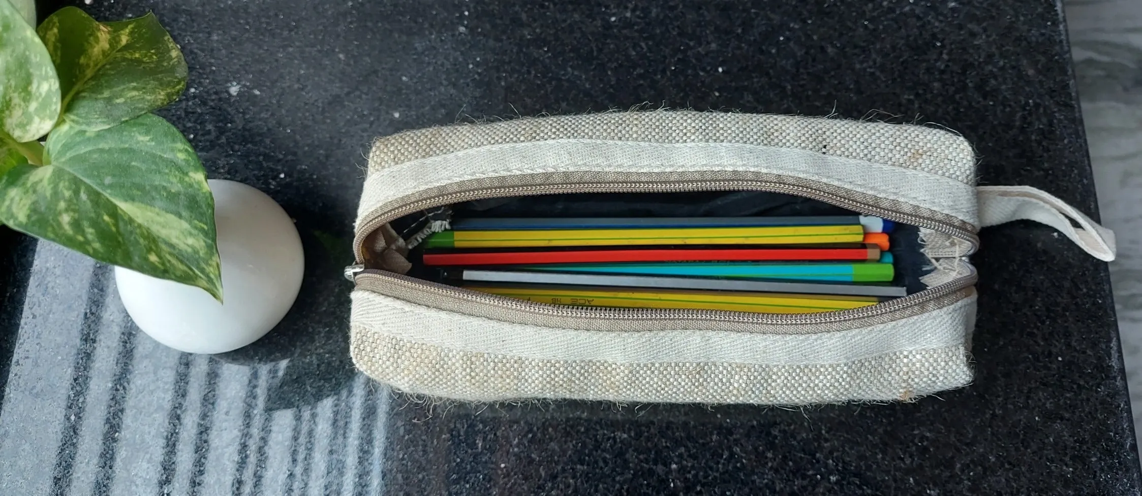 Oxford Jute Pouch