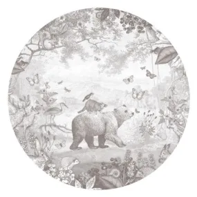 Pimpelmees Wall Sticker Forest Animals Pencil Grey - Clearance