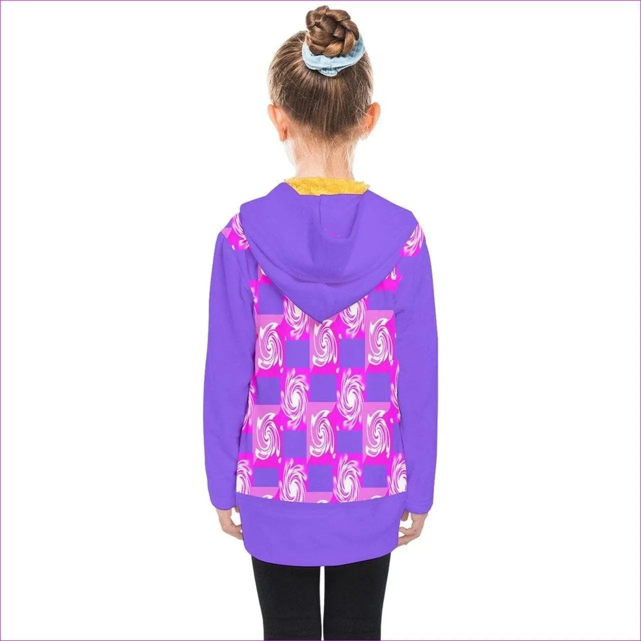 Pink Whirlwind Kids Double Breasted Button Coat