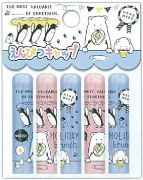 Q-Lia Holiday Brunch Pencil Caps