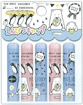 Q-Lia Holiday Brunch Pencil Caps
