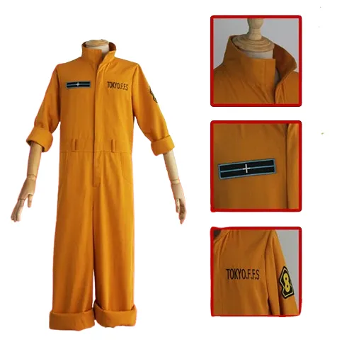 "COLOR GRIDDING" - Shinra Kusakabe - Fire Force Anime Cosplay Costume