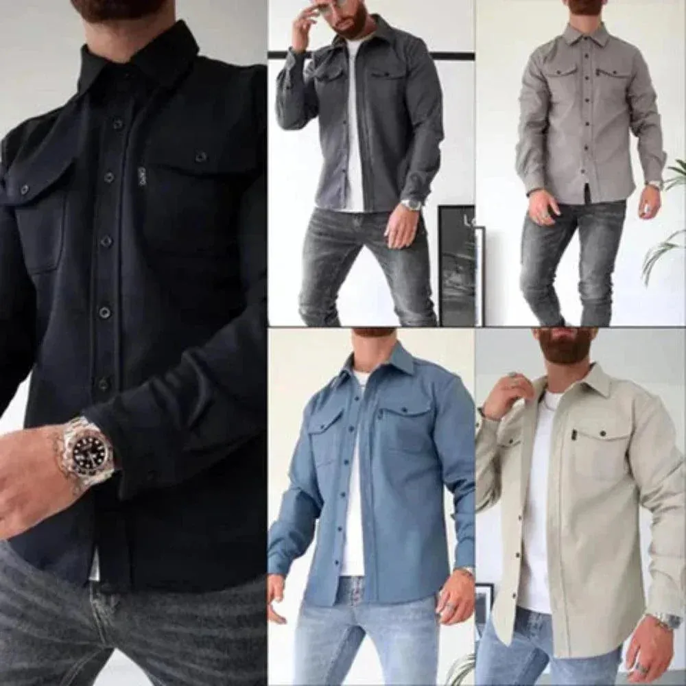 Rick | Casual overhemdjasje voor een stijlvolle, veelzijdige look