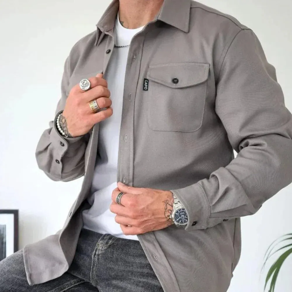 Rick | Casual overhemdjasje voor een stijlvolle, veelzijdige look