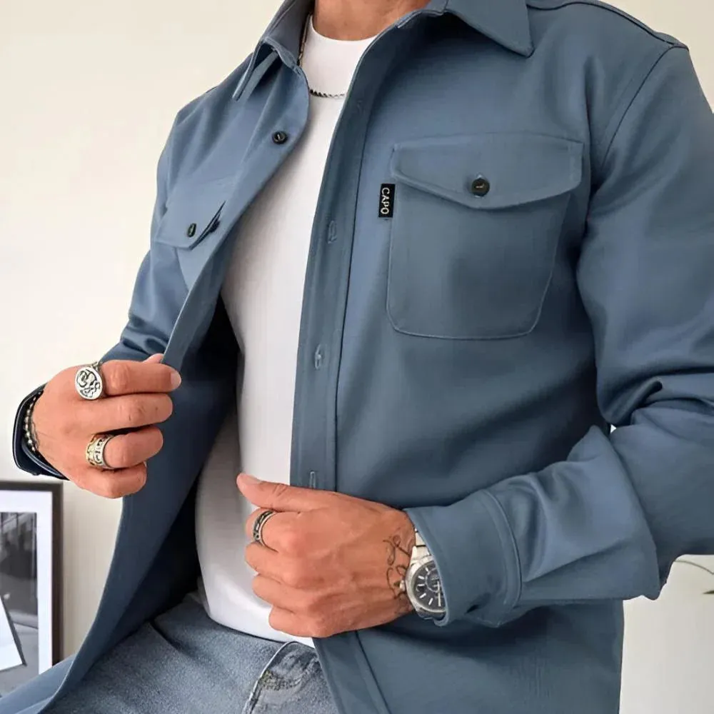Rick | Casual overhemdjasje voor een stijlvolle, veelzijdige look