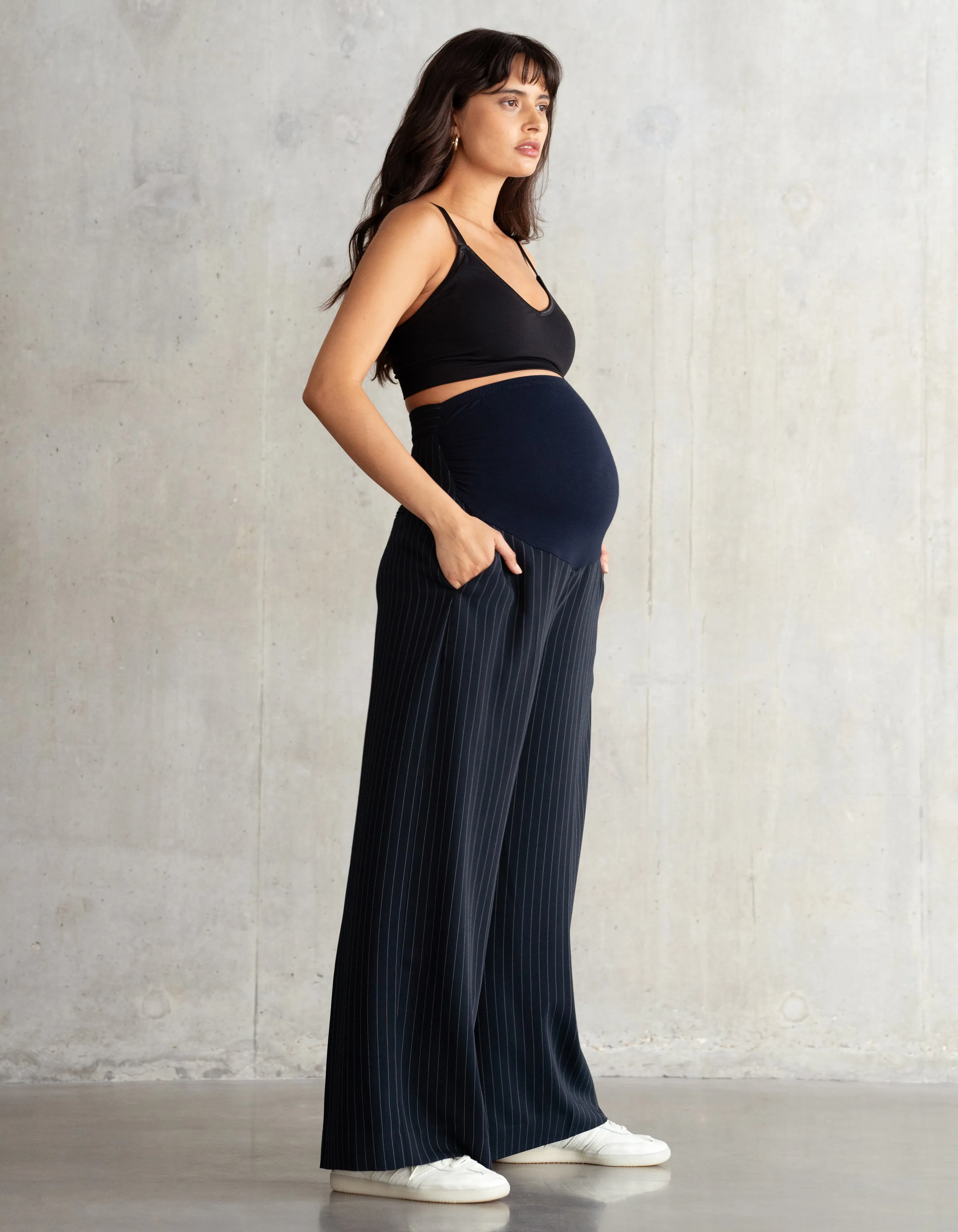 Wide-Leg Maternity Trouser