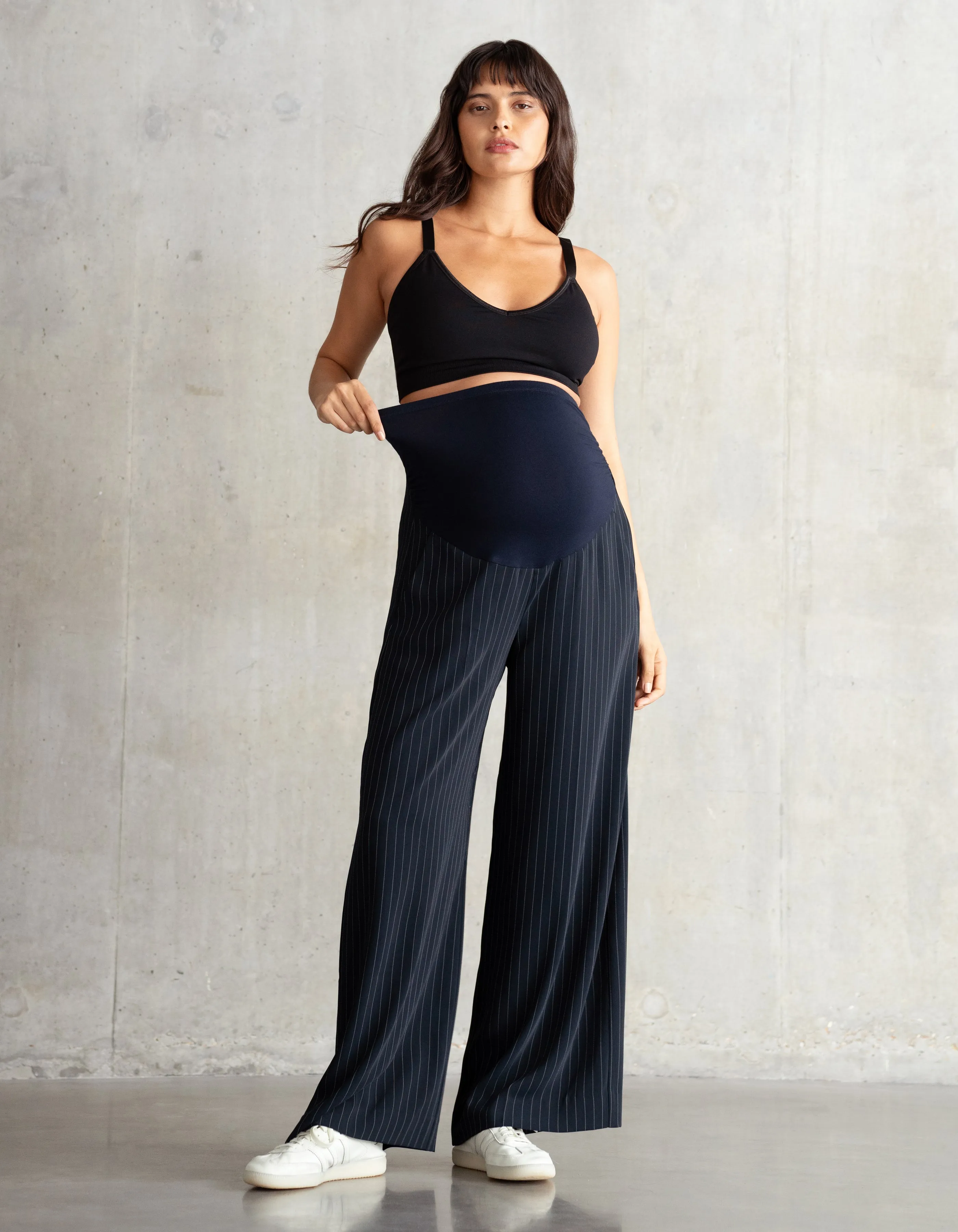 Wide-Leg Maternity Trouser